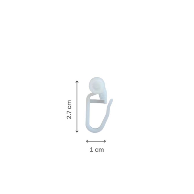 UŽUOLAIDŲ KABLIUKAI KARNIZUI SU GRIOVELIU 50432 (100 VNT) - Image 2
