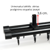 2 TRACK RAIL Black color - Image 4