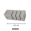 CURTAIN ROD WITH THE GROOVE Ø19 CHROM - MAT - Image 4