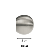 CURTAIN ROD WITH THE GROOVE Ø19 CHROM - MAT - Image 5