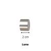 CURTAIN ROD WITH THE GROOVE Ø19 CHROM - MAT - Image 6